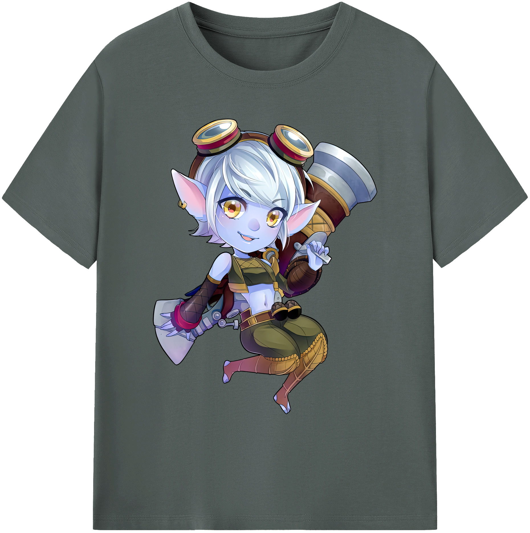 リーグ・オブ・レジェンド League of Legends LOL 綿100％ メンズ半袖Tシャツ｜肌触りやわらか＆通気性